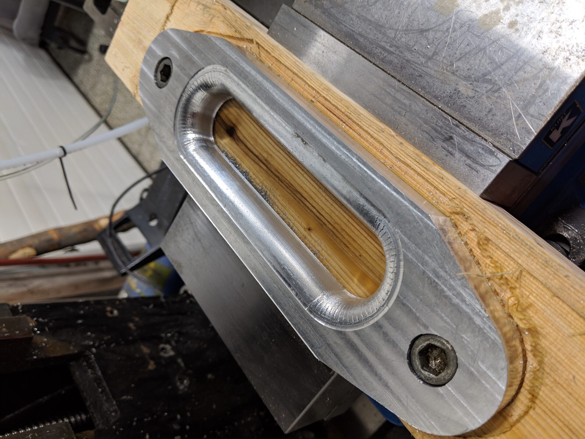 CNC machined hawse fairlead